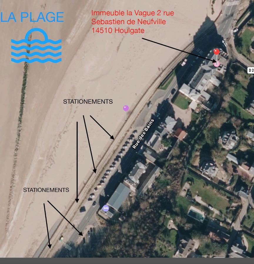 Appartement Grand Confort Bord De Mer Rez-De-Chaussee Residence La Vague Houlgate Exterior photo